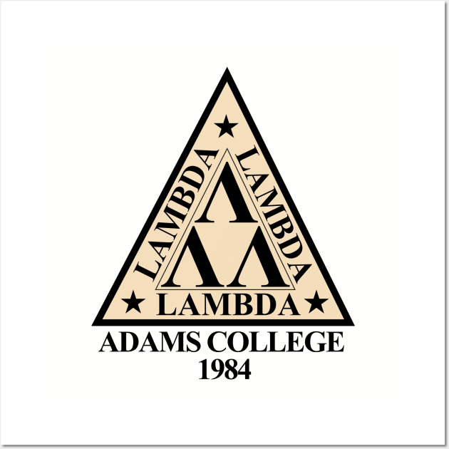 Tri Lambda Fraternity Adams College 1984 Wall Art by Meta Cortex